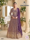 Parampara By Sayuri Gerogette Gown With Dupatta Wholesale Price In Surat